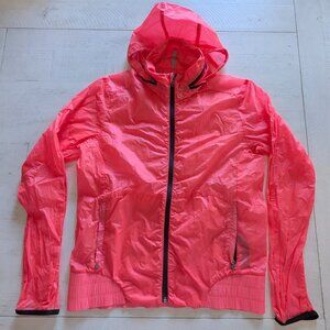 RLX Ralph Lauren Women's Full Zip Long Sleeve Windbreaker Rain Jacket Medium